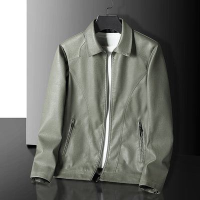Classic Leather Biker Jacket