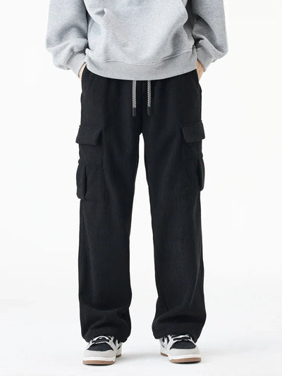 Fleece-Lined Corduroy Sweatpants