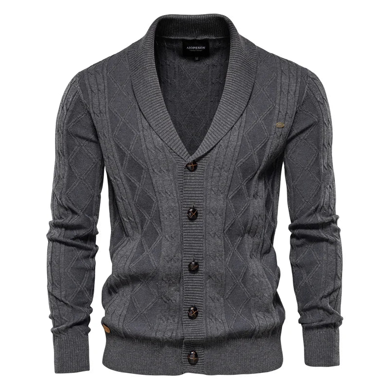 Harlow | Men's Cardigan with Button Closure