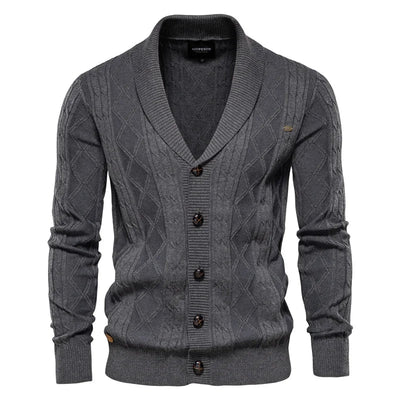 Harlow | Men's Cardigan with Button Closure