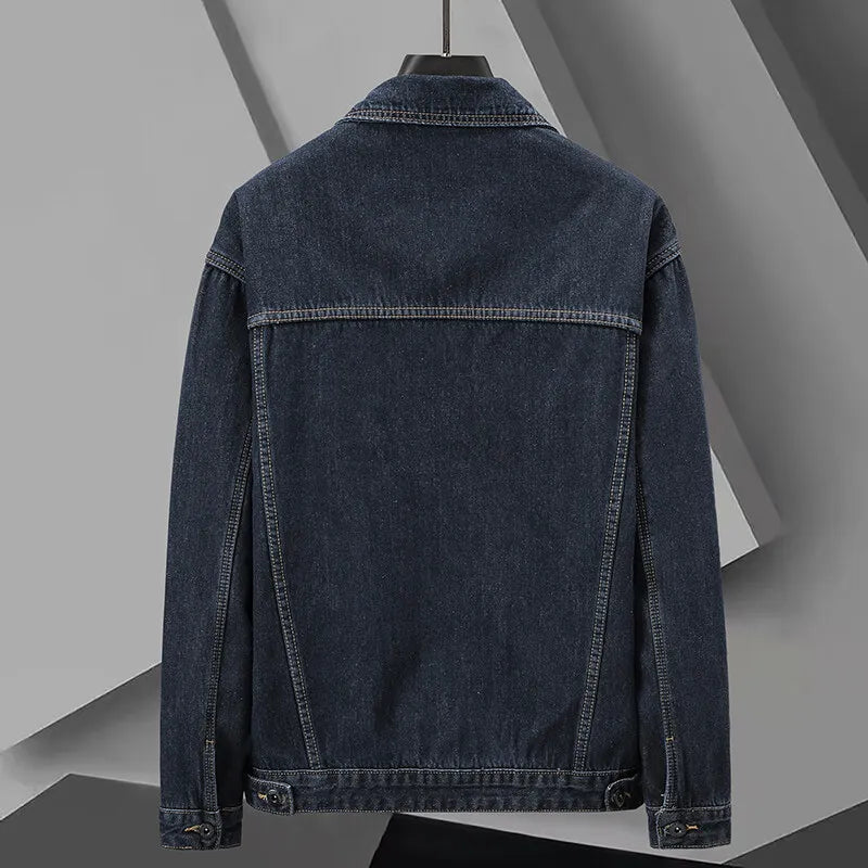 City Style Cargo Denim Jacket
