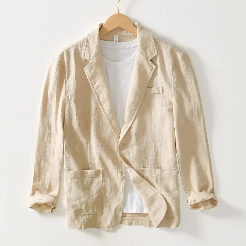 Miles | Cotton-Linen Blazer