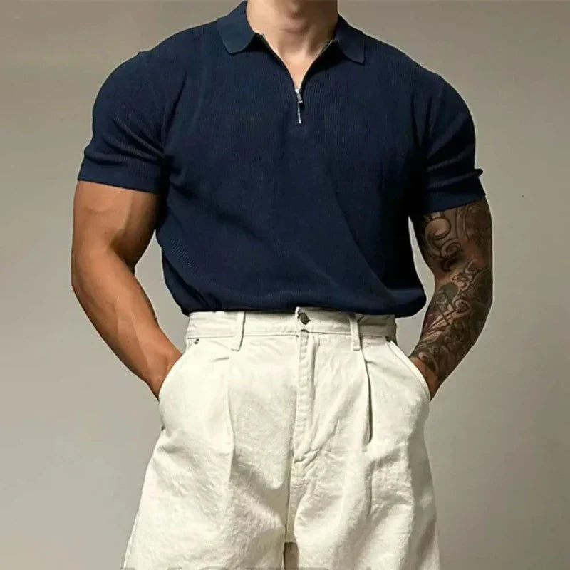 Monarch Zip-Up Muscle Tank