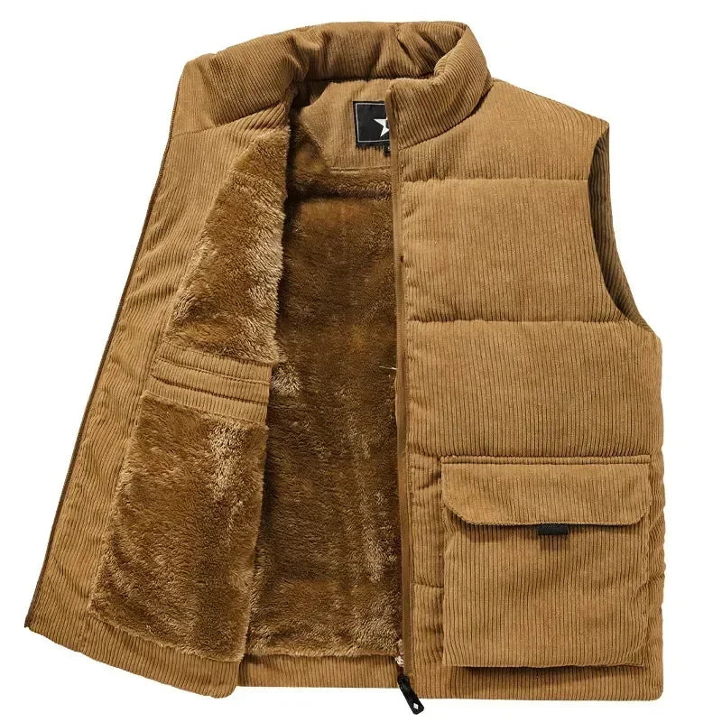The Coleridge  - Ribbed Corduroy Vest