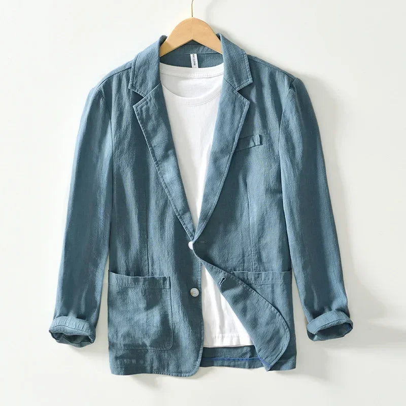 Miles | Cotton-Linen Blazer