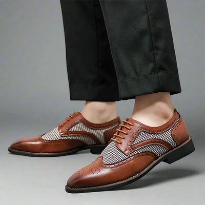 Houndstooth Brogues by Astoria
