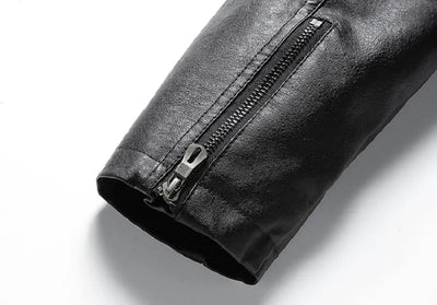 Classic Leather Biker Jacket
