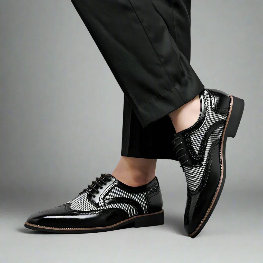 Houndstooth Brogues by Astoria