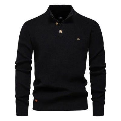 Harlow  | Men's Sweater with Button Design