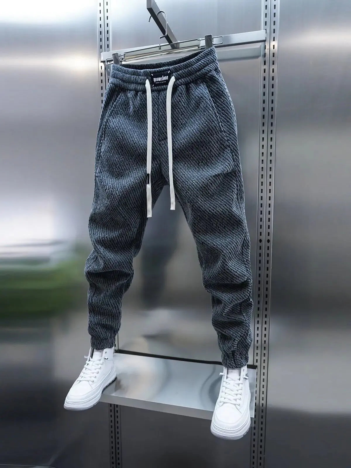 MARTIN | CASUAL TROUSERS WITH PATTERN