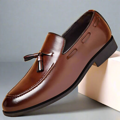 Santo Vieri Tassel Slip-On Loafers
