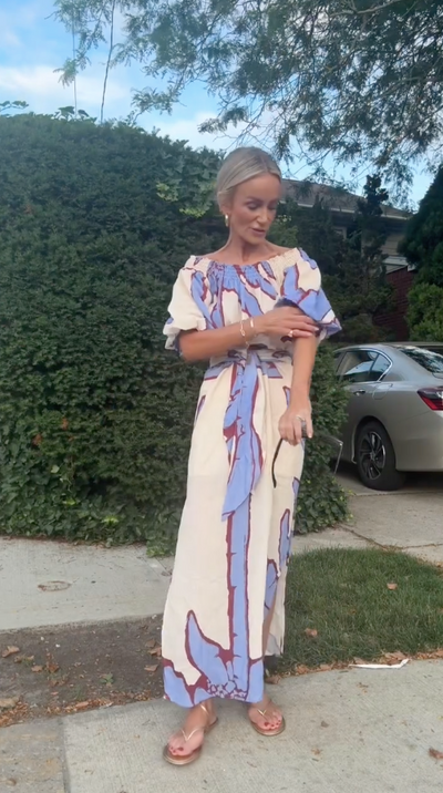 NESSA | ELEGANT DRESS WITH PRINT
