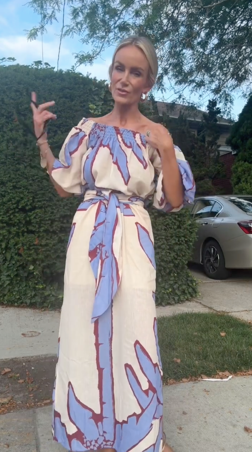 NESSA | ELEGANT DRESS WITH PRINT