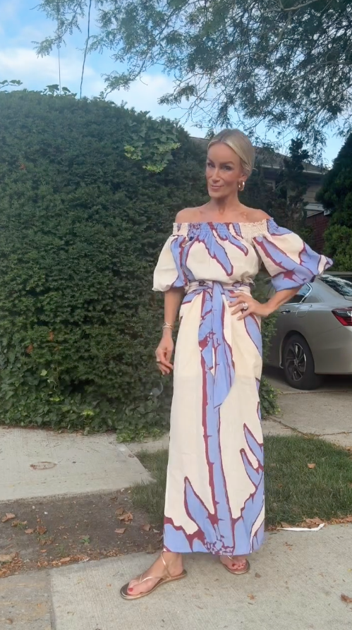 NESSA | ELEGANT DRESS WITH PRINT