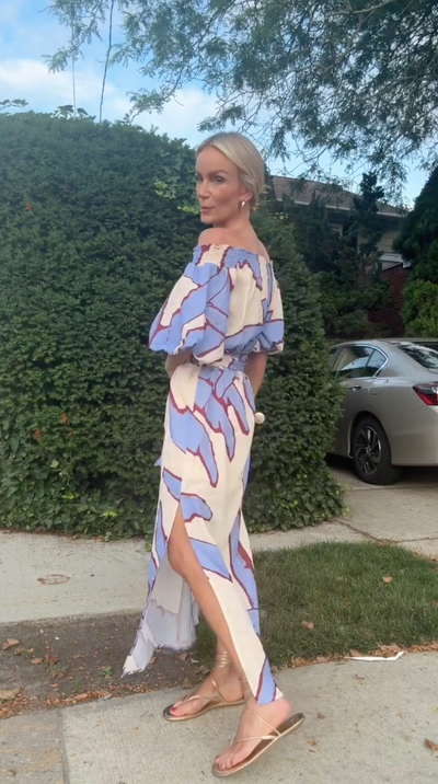 NESSA | ELEGANT DRESS WITH PRINT