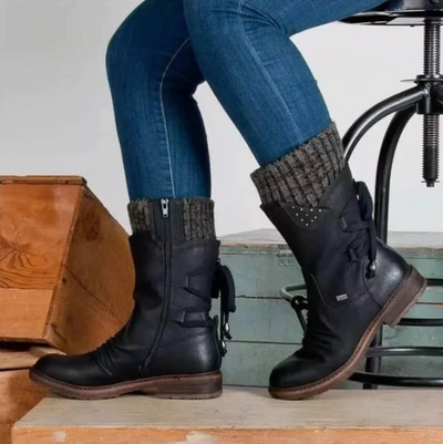 Giana™ | Wool Winter Boots with Lower-Back Orthopaedic Support