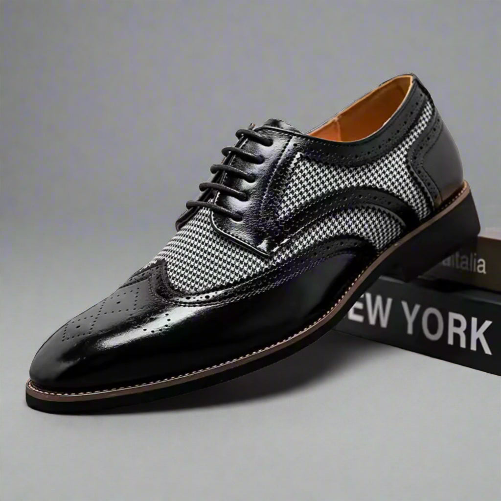 Houndstooth Brogues by Astoria