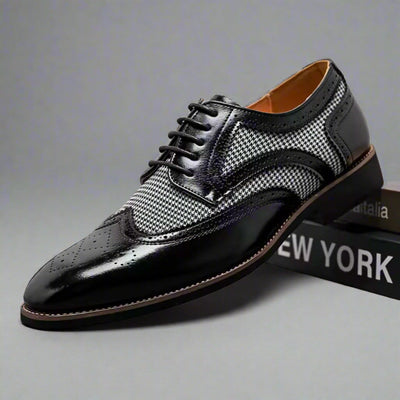 Houndstooth Brogues by Astoria