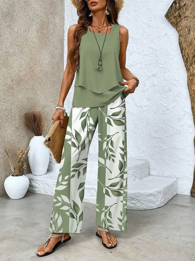 ROMY | LIGHT & ELEGANT TWO-PIECE SUMMER SUIT