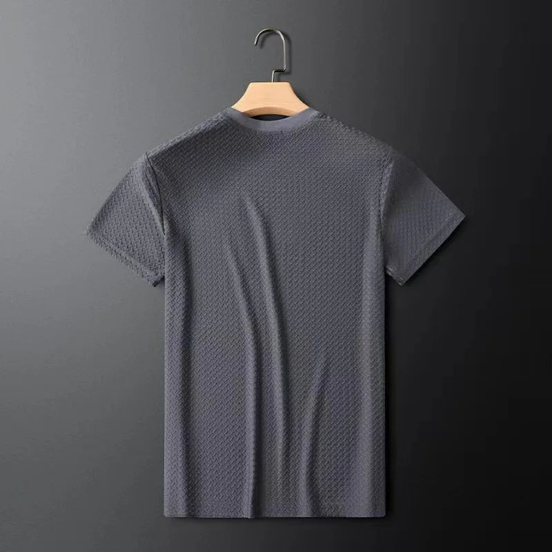 Waffle Knit Jacquard Shirt