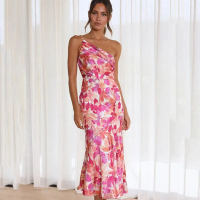 MILIANA | DRESS WITH ONE SHOULDER STRAP
