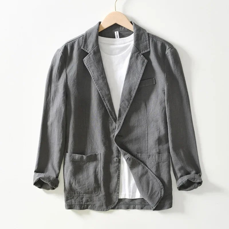 Miles | Cotton-Linen Blazer