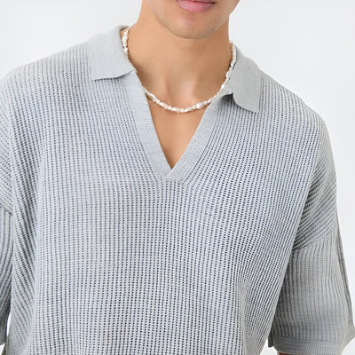 Santos Knitted Polo Shirt