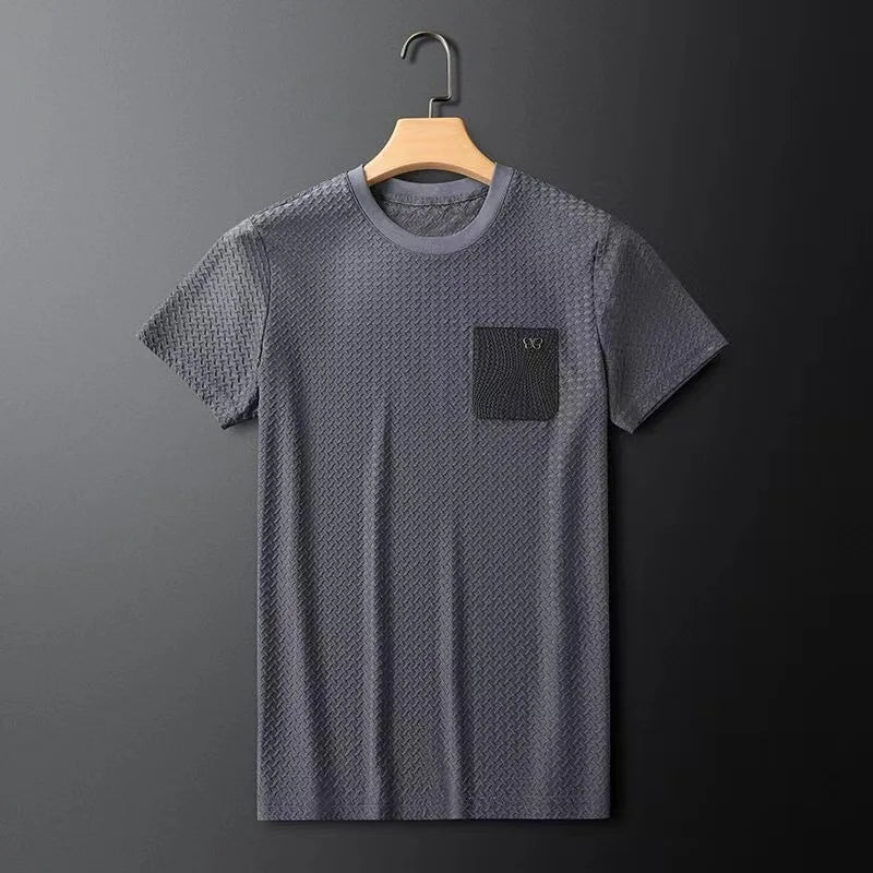 Waffle Knit Jacquard Shirt