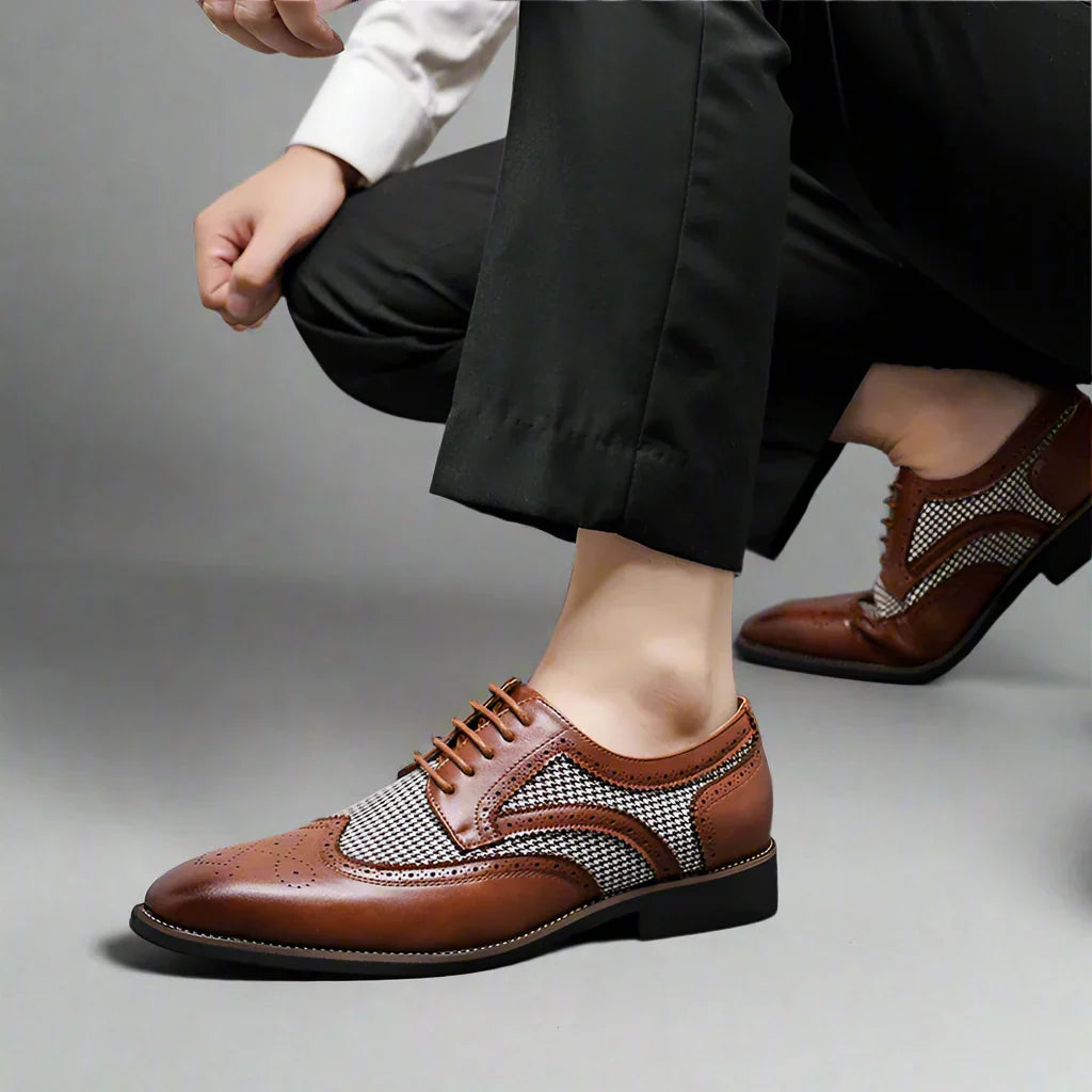 Houndstooth Brogues by Astoria