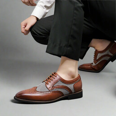Houndstooth Brogues by Astoria