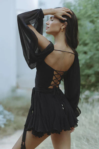 LOUISE | MINI DRESS WITH ELEGANT SLEEVES