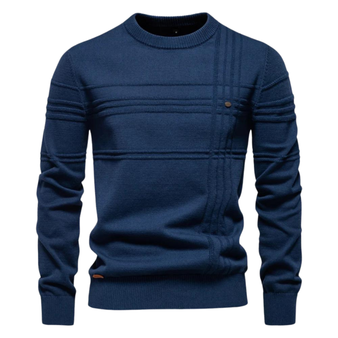 Harlow | Stylish Men's Jumper with Check Design