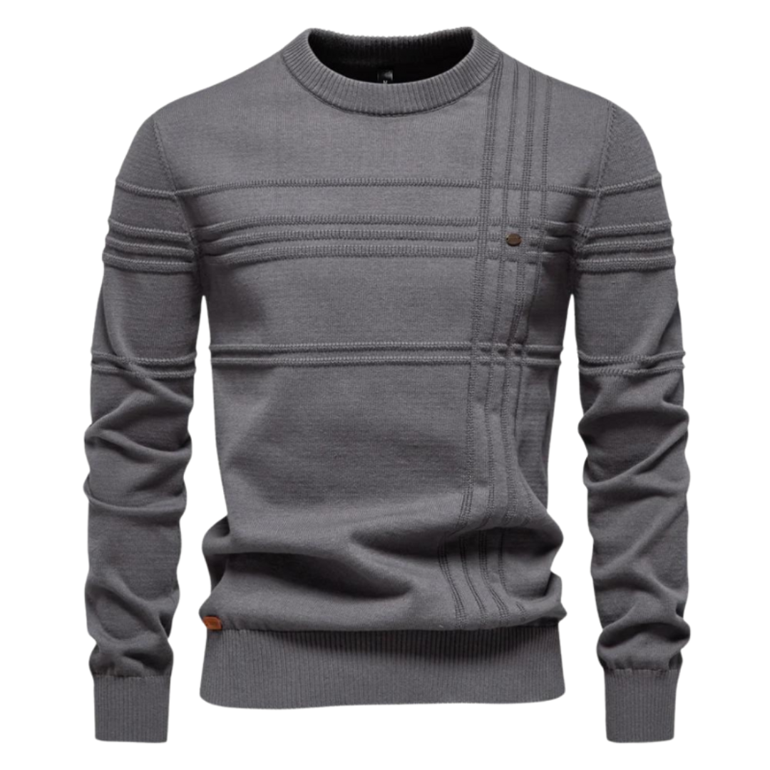 Harlow | Stylish Men's Jumper with Check Design