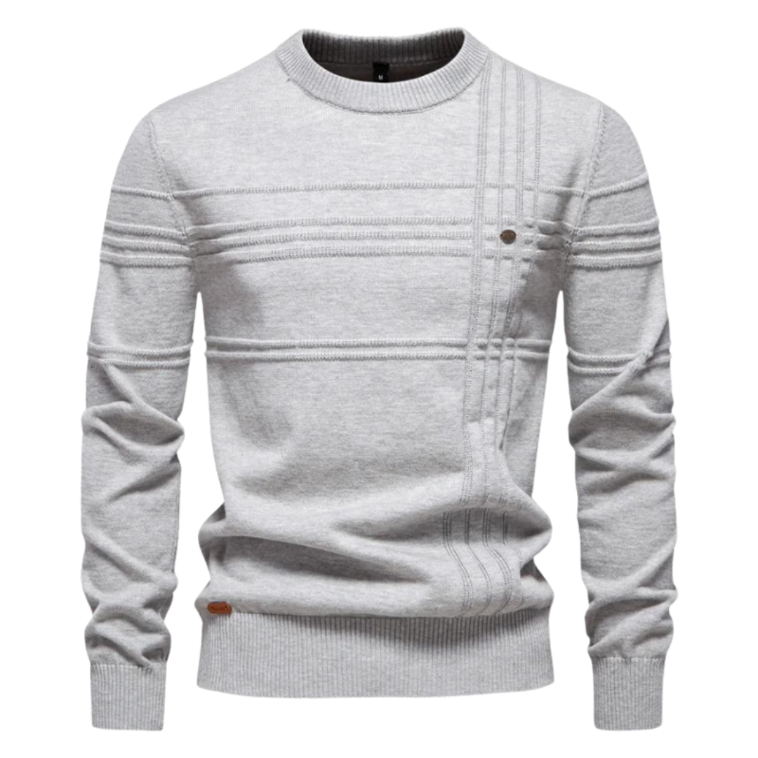 Harlow | Stylish Men's Jumper with Check Design