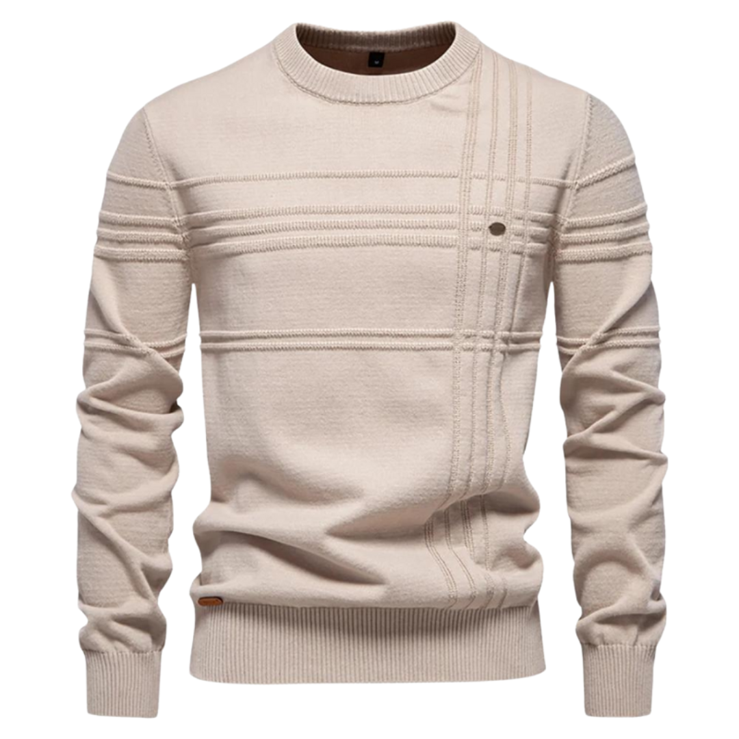 Harlow | Stylish Men's Jumper with Check Design