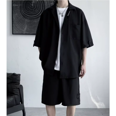 Men's Cotton Casual Summer Outfit Set
