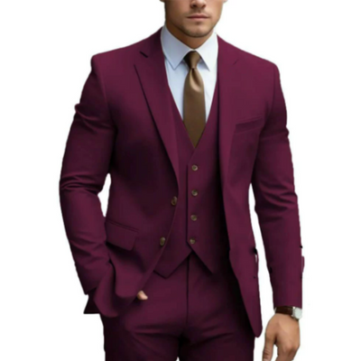 Men's 3-Piece Wedding Guest Suit