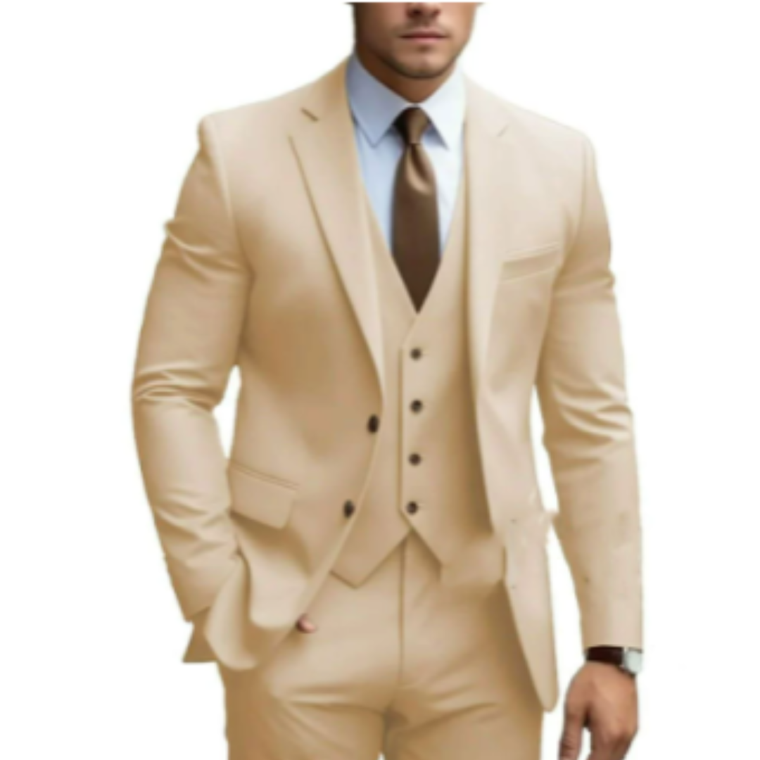 Men's 3-Piece Wedding Guest Suit
