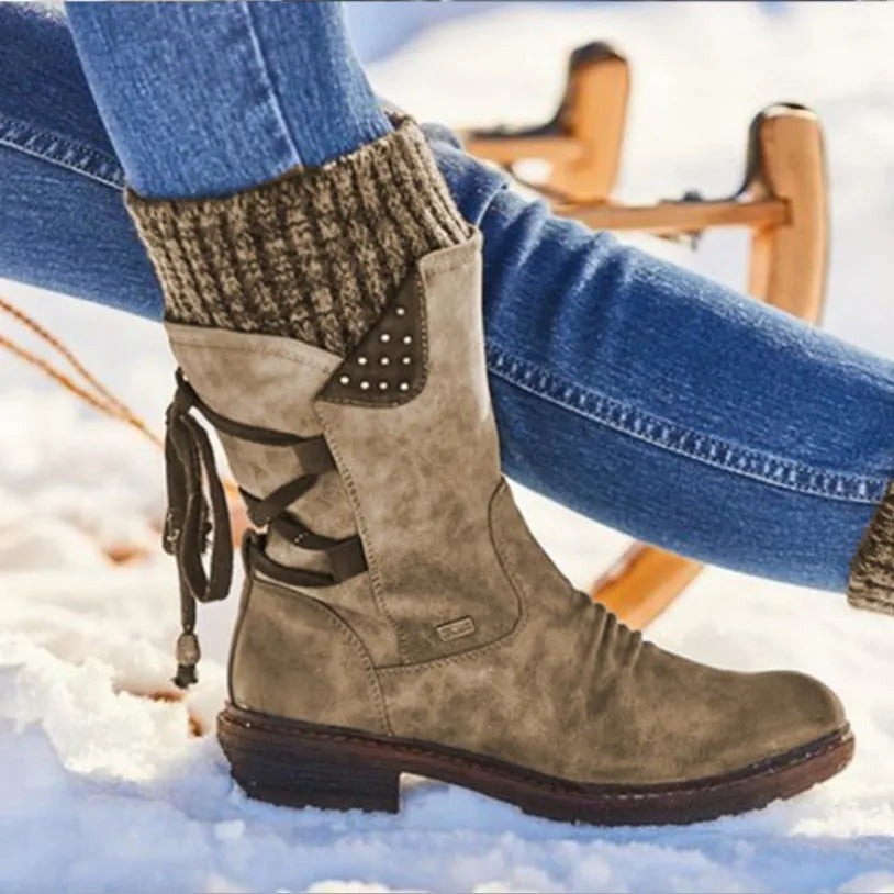 Giana™ | Wool Winter Boots with Lower-Back Orthopaedic Support