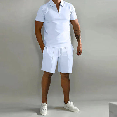 Men's Polo Shirts Set | Luxury Polo and Shorts
