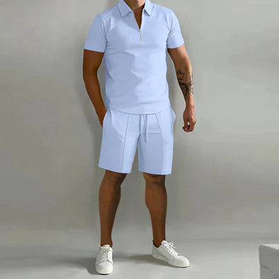 Men's Polo Shirts Set | Luxury Polo and Shorts