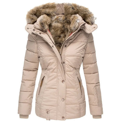 Zola | Warm Winter Coat with Faux Fur Lining