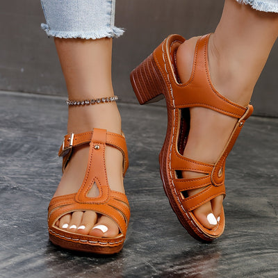 YAEL | COMFORTABLE PLATFORM HEELS