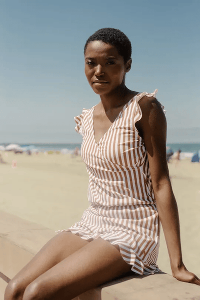 MARGARET | BATHING SUIT WITH RUFFLES AND BREAST SUPPORT