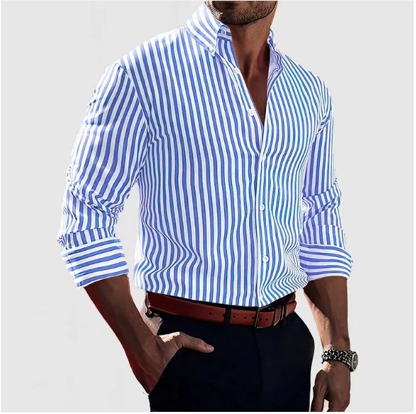 The Alistair™ | Classic Striped Shirt