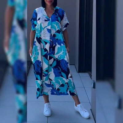 HANNAH | ELEGANT DRESS WITH PRINT