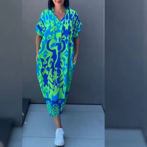 HANNAH | ELEGANT DRESS WITH PRINT