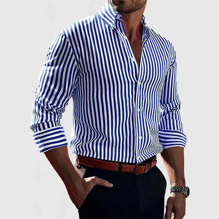 The Alistair™ | Classic Striped Shirt