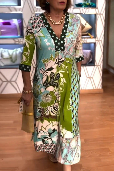 CECILIA | ELEGANT DRESS WITH PRINT