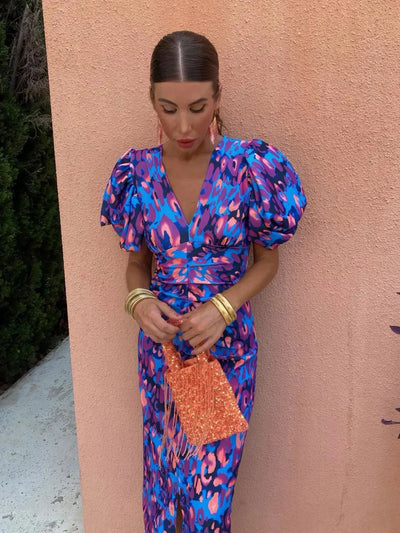AMARA | LONG, COLOURFUL DRESS